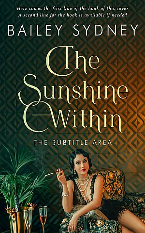 Premade Book Cover Green Kelp - ID 33358