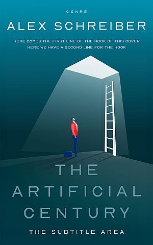 Premade Book Cover Deep Sea Green - ID 34649